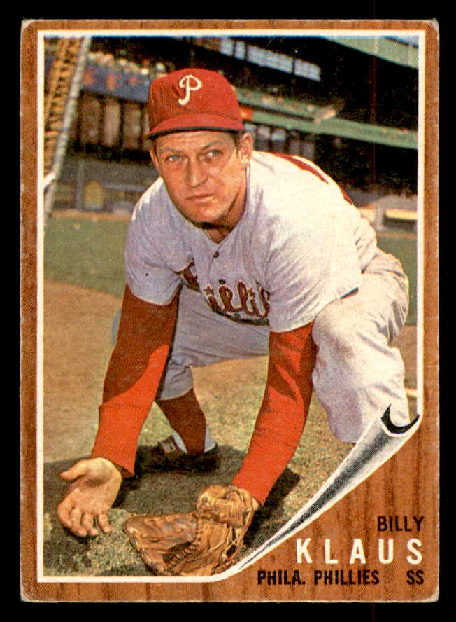 1962 Topps Baseball #571 Billy Klaus Phillies VG-EX 553490
