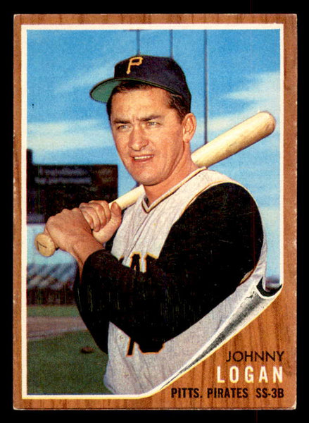 1962 Topps Baseball #573 Johnny Logan Pirates EX-MT 553493