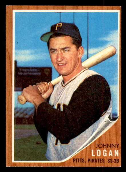 1962 Topps Baseball #573 Johnny Logan Pirates EX 553494