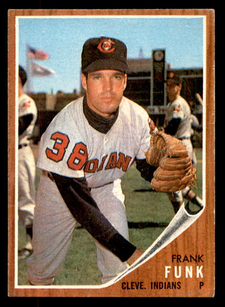 1962 Topps Baseball #587 Frank Funk Indians EX-MT 553518