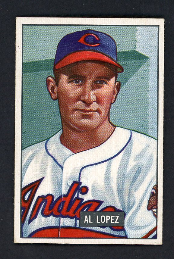 1951 Bowman Baseball #295 Al Lopez Indians EX+/EX-MT 553554