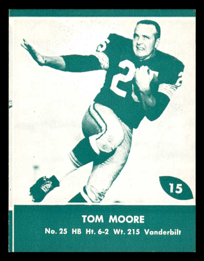 1960 Lake To Lake #015 Tom Moore Packers NR-MT 553556