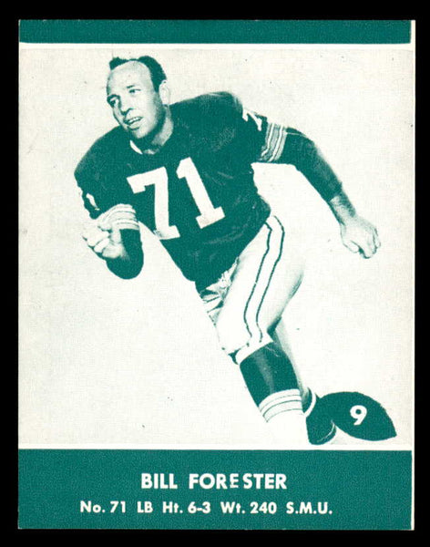1960 Lake To Lake #009 Bill Forester Packers NR-MT 553559