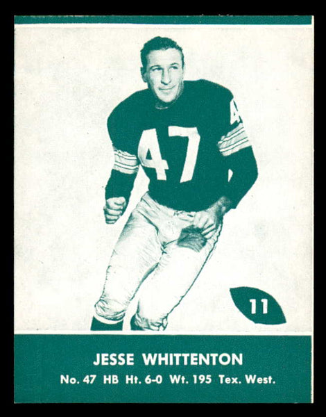 1960 Lake To Lake #011 Jesse Whittenton Packers EX-MT 553561