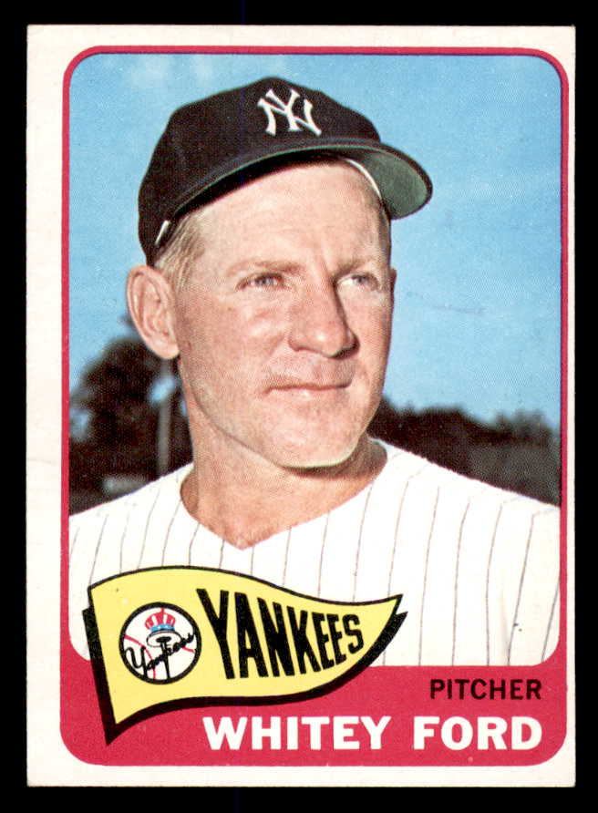 1965 Topps Baseball #330 Whitey Ford Yankees EX-MT 553586