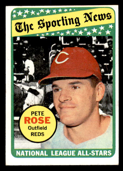 1969 Topps Baseball #424 Pete Rose A.S. Reds EX-MT 553600
