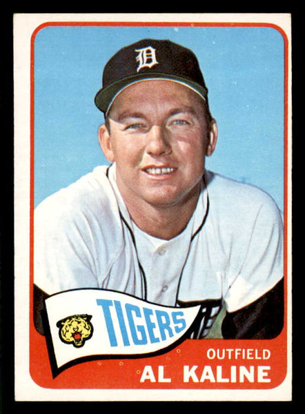 1965 Topps Baseball #130 Al Kaline Tigers EX 553617