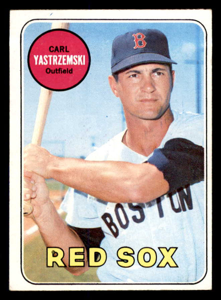 1969 Topps Baseball #130 Carl Yastrzemski Red Sox EX+/EX-MT 553645