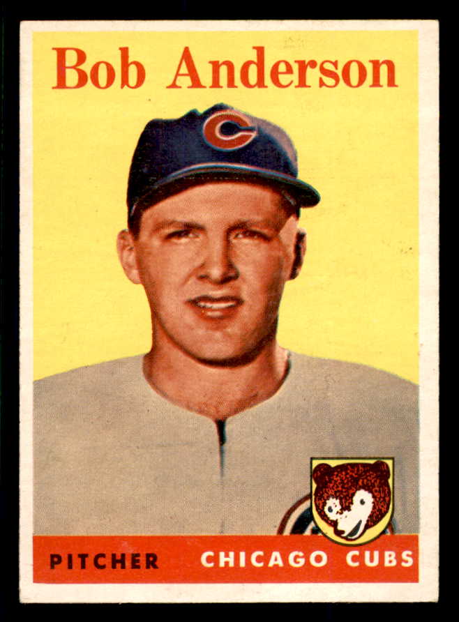 1958 Topps Baseball #209 Bob Anderson Cubs NR-MT 553659
