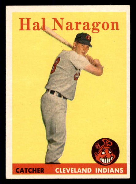 1958 Topps Baseball #022 Hal Naragon Indians NR-MT 553672