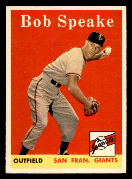 1958 Topps Baseball #437 Bob Speake Giants NR-MT 553673