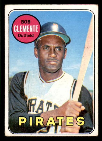 1969 Topps Baseball #050 Roberto Clemente Pirates Good 553695