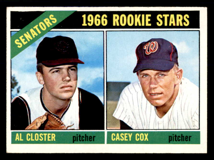 1966 Topps Baseball #549 Casey Cox Senators EX 553748