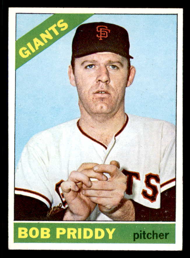 1966 Topps Baseball #572 Bob Priddy Giants NR-MT 553797