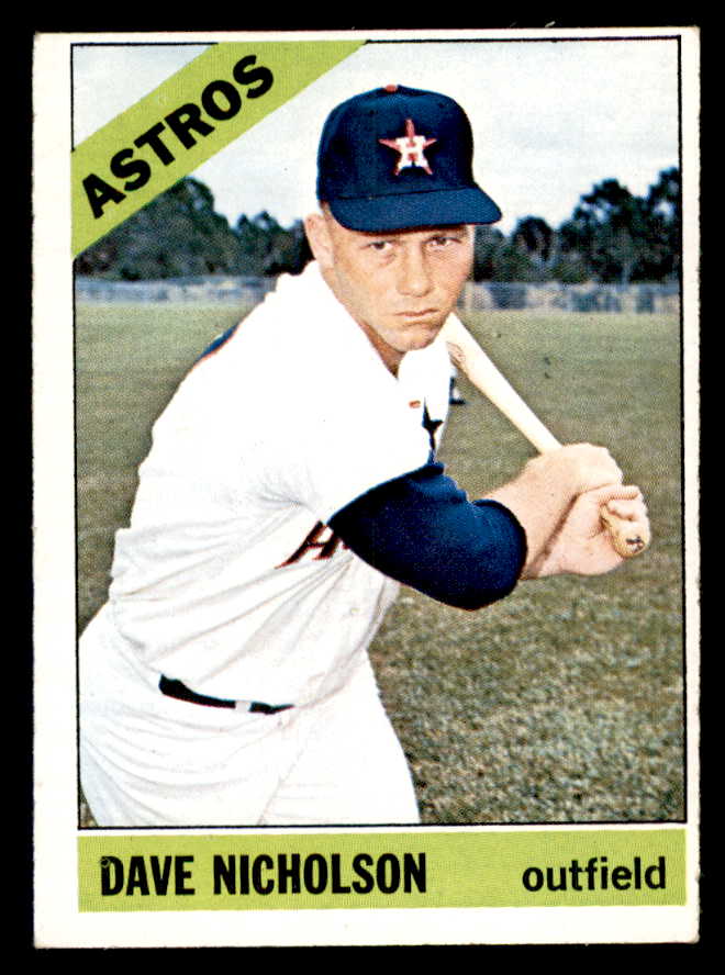 1966 Topps Baseball #576 Dave Nicholson Astros VG-EX 553805