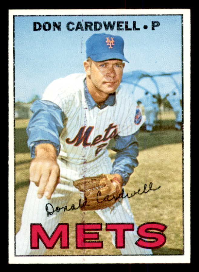1967 Topps Baseball #555 Don Cardwell Mets NR-MT 554033