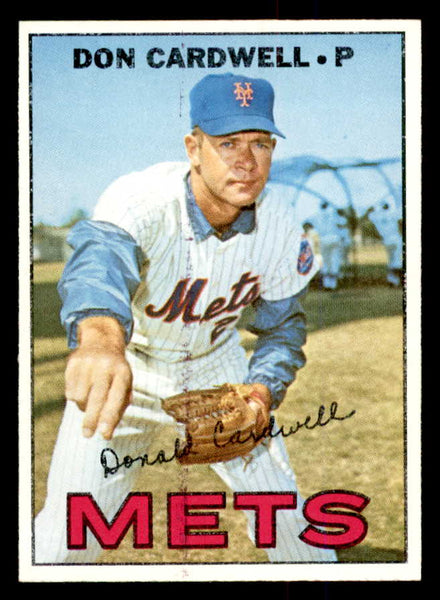1967 Topps Baseball #555 Don Cardwell Mets NR-MT 554033