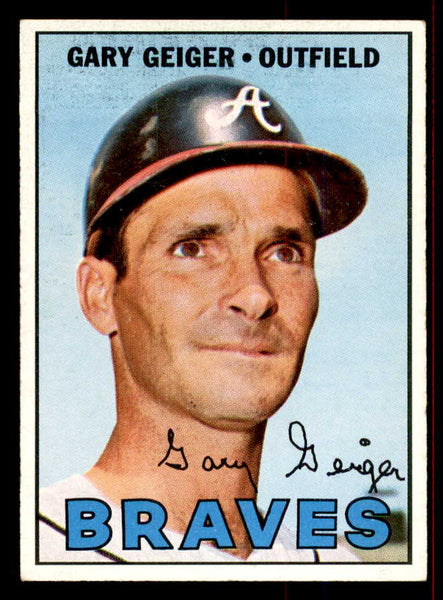 1967 Topps Baseball #566 Gary Geiger Braves EX-MT 554074