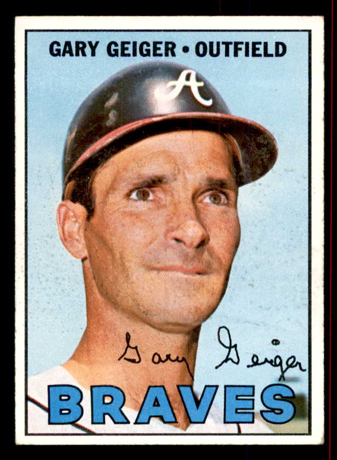 1967 Topps Baseball #566 Gary Geiger Braves EX+/EX-MT 554079