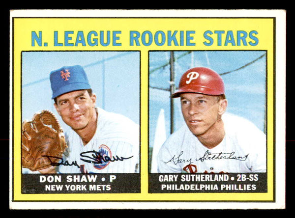 1967 Topps Baseball #587 Don Shaw Mets EX 554201