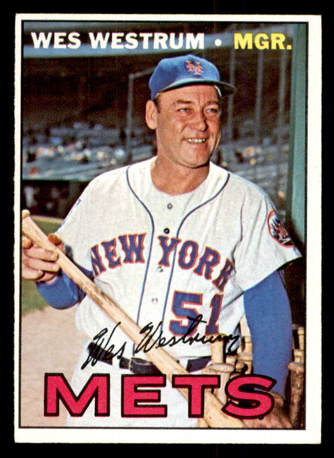 1967 Topps Baseball #593 Wes Westrum Mets NR-MT 554240