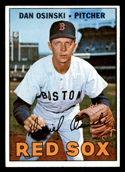1967 Topps Baseball #594 Dan Osinski Red Sox NR-MT 554252