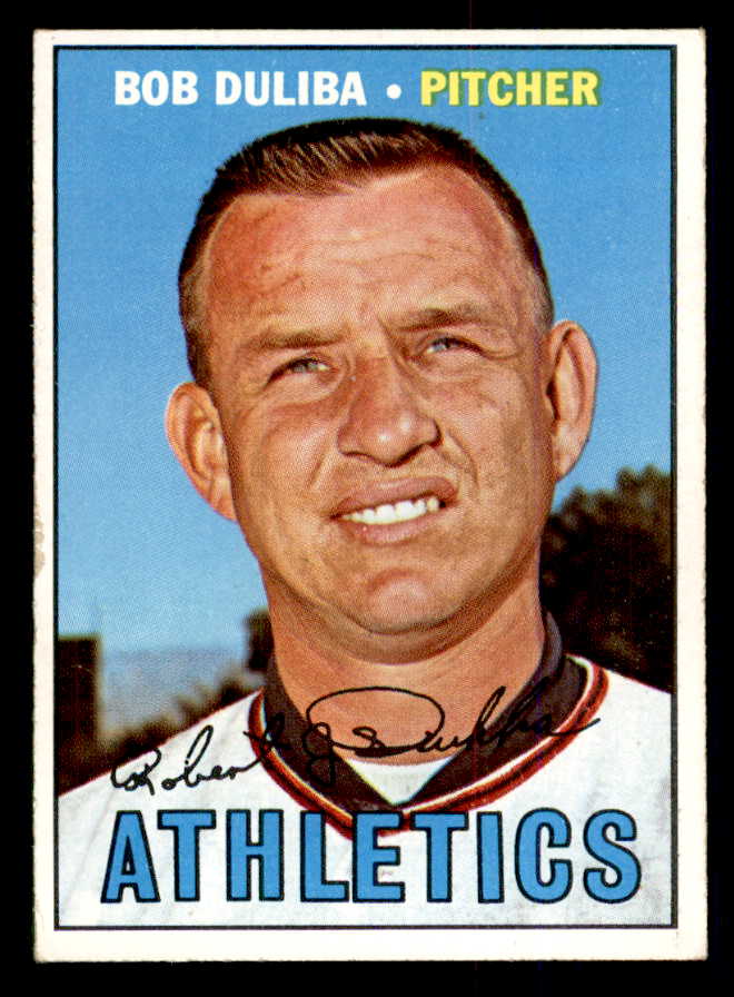 1967 Topps Baseball #599 Bob Duliba A's VG-EX 554289