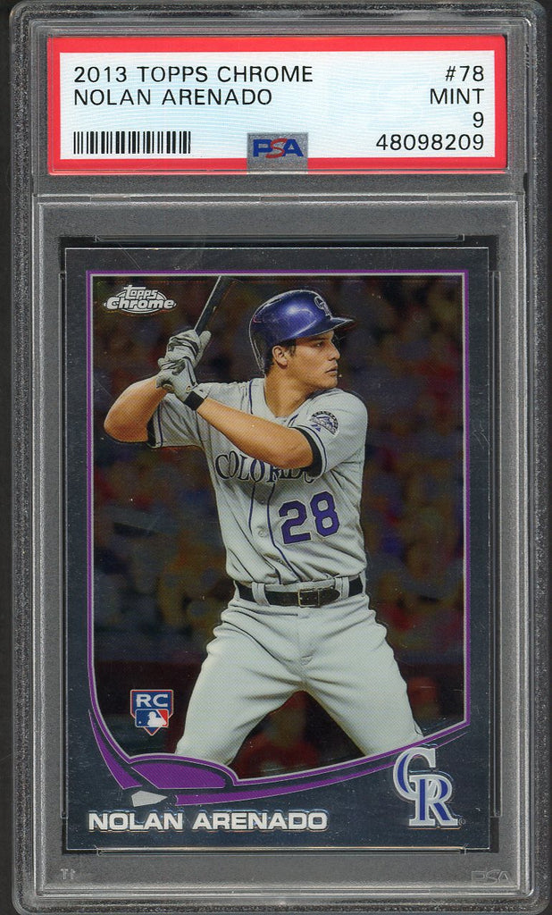 2013 Topps Chrome #078 Nolan Arenado Rockies PSA 9 MINT 554368