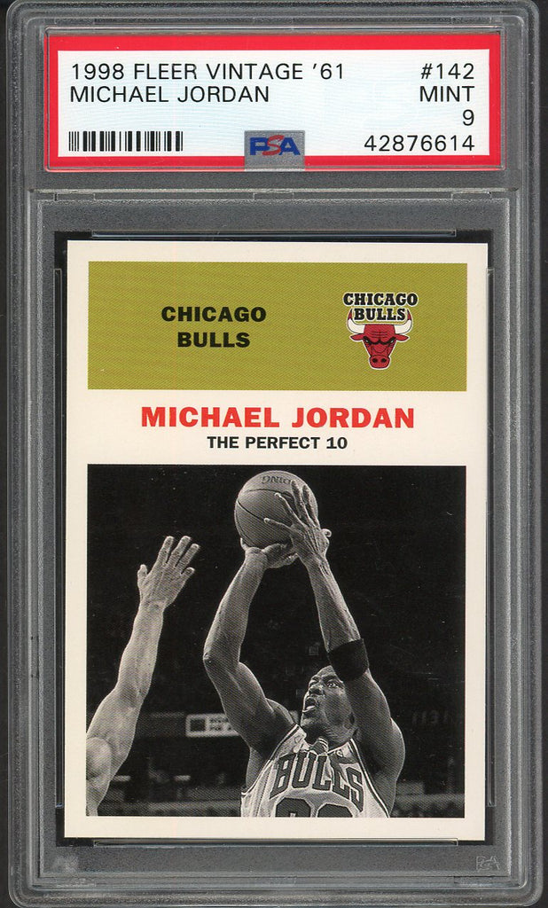 1998 Fleer Vintage '61 #142 Michael Jordan Bulls PSA 9 MINT 554380