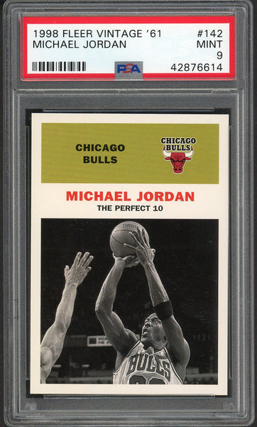 1998 Fleer Vintage '61 #142 Michael Jordan Bulls PSA 9 MINT 554380