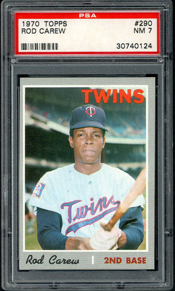1970 Topps Baseball #290 Rod Carew Twins PSA 7 NM 554383