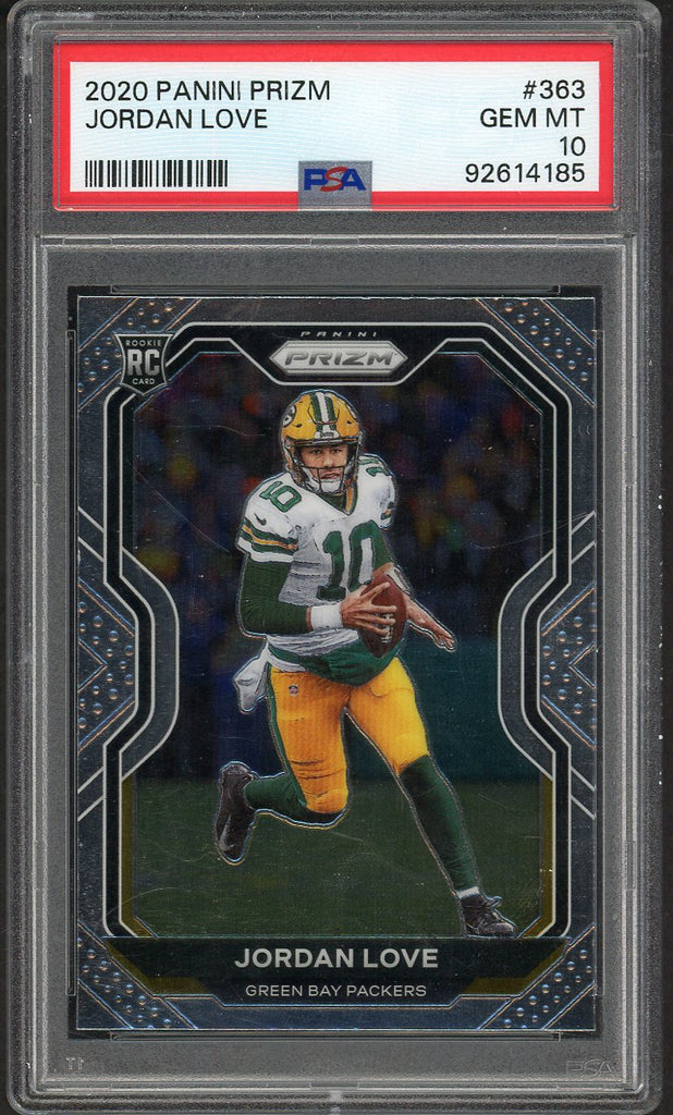 2020 Panini Prizm #363 Jordan Love Packers PSA 10 GEM MINT 554400