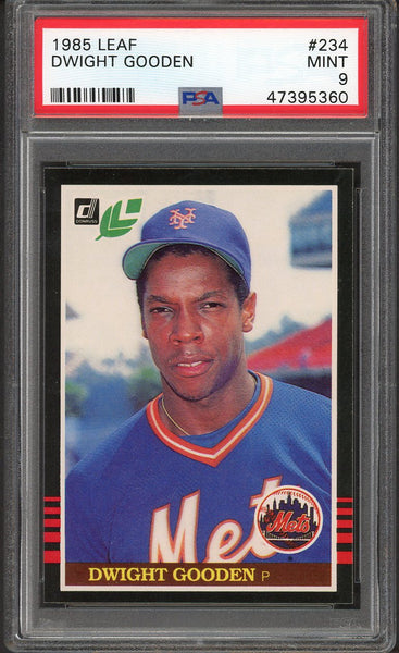 1985 Leaf #234 Dwight Gooden Mets PSA 9 MINT 554413