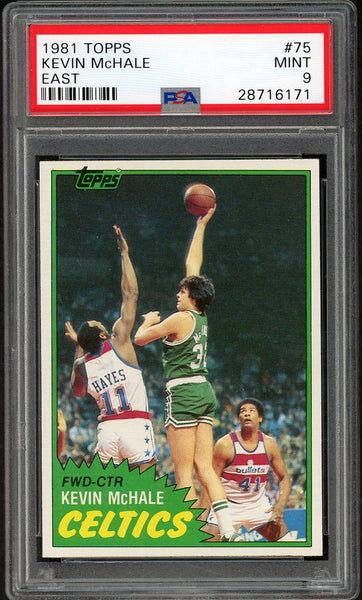 1981 Topps East #075 Kevin McHale Celtics PSA 9 MINT 554463