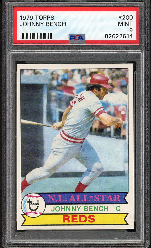 1979 Topps Baseball #200 Johnny Bench Reds PSA 9 MINT 554465