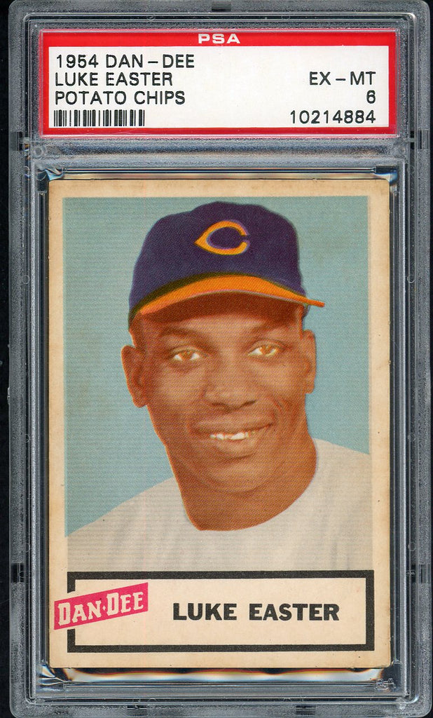 1954 Dan Dee Luke Easter Indians PSA 6 EX-MT 554476