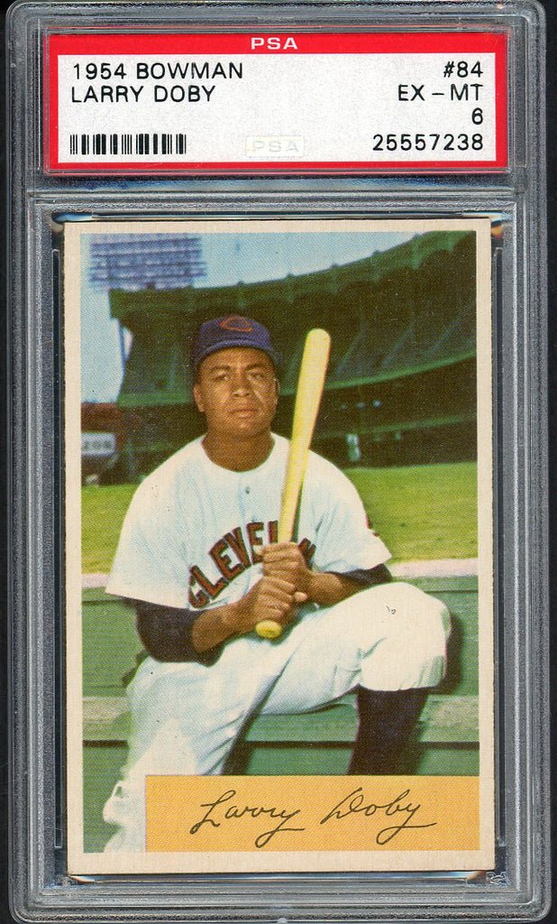 1954 Bowman Baseball #084 Larry Doby Indians PSA 6 EX-MT 554540