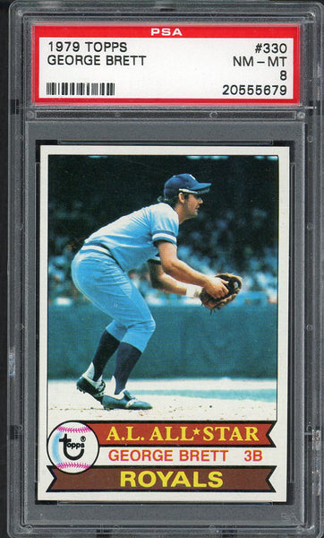 1979 Topps Baseball #330 George Brett Royals PSA 8 NM/MT 554564