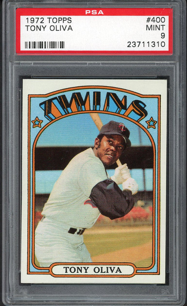 1972 Topps Baseball #400 Tony Oliva Twins PSA 9 MINT 554633