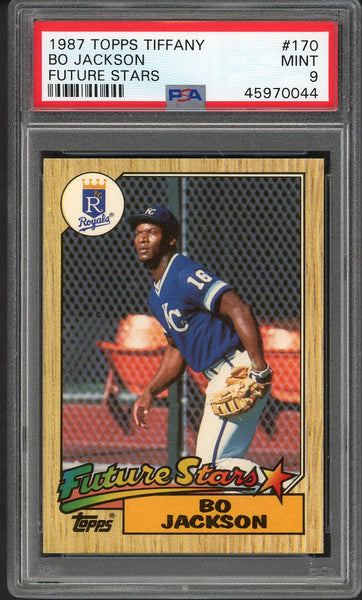 1987 Topps Tiffany #170 Bo Jackson Royals PSA 9 MINT 554639