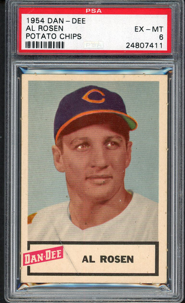 1954 Dan Dee Al Rosen Indians PSA 6 EX-MT 554642