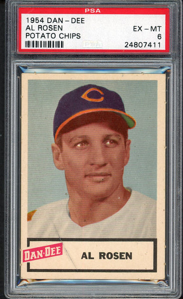 1954 Dan Dee Al Rosen Indians PSA 6 EX-MT 554642