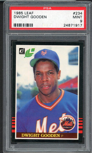 1985 Leaf #234 Dwight Gooden Mets PSA 9 MINT 554644