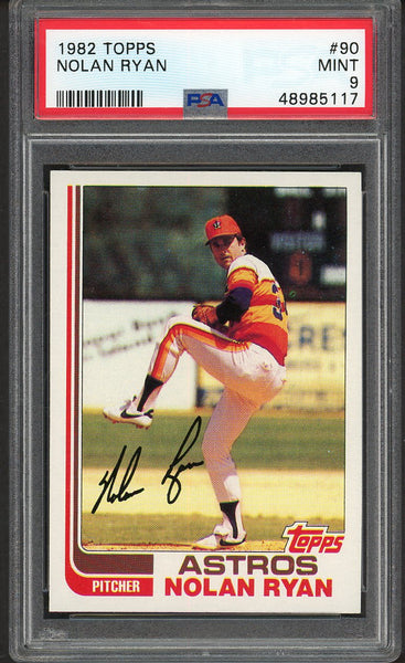 1982 Topps #090 Nolan Ryan Astros PSA 9 MINT 554658