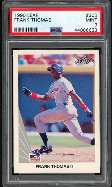 1990 Leaf #300 Frank Thomas White Sox PSA 9 MINT 554668