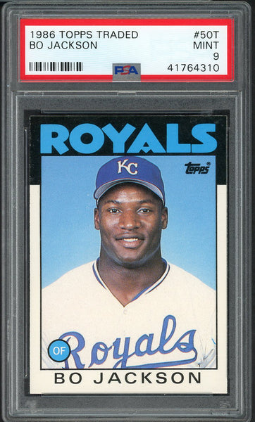 1986 Topps Traded #050T Bo Jackson Royals PSA 9 MINT 554731
