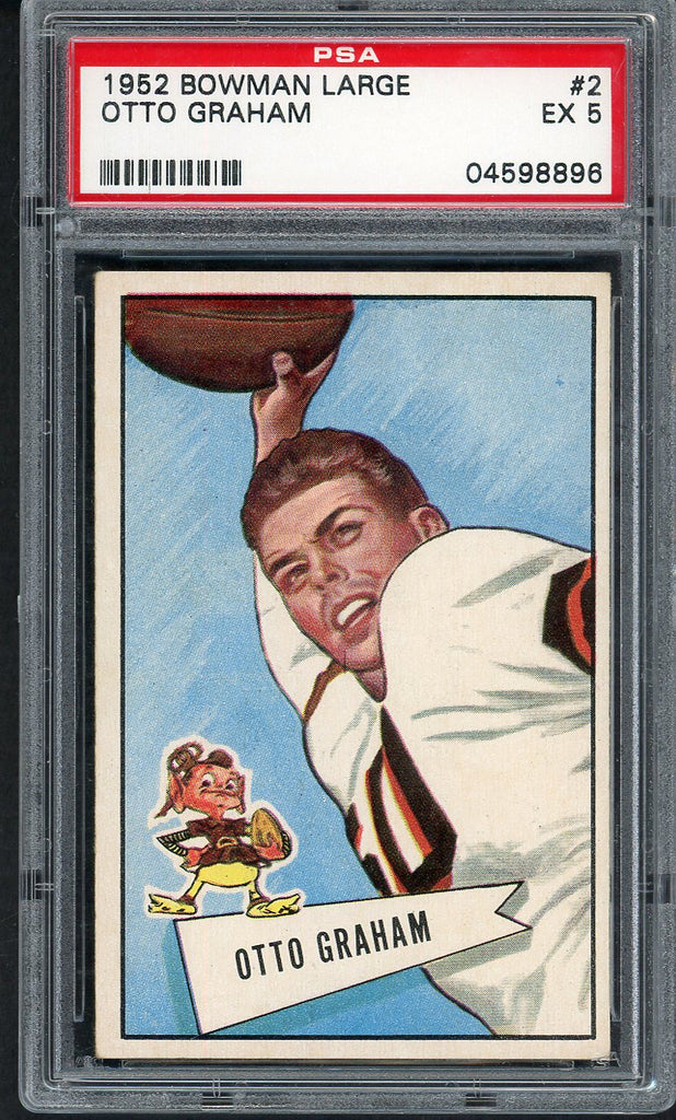 1952 Bowman Large Football #002 Otto Graham Browns PSA 5 EX 554744