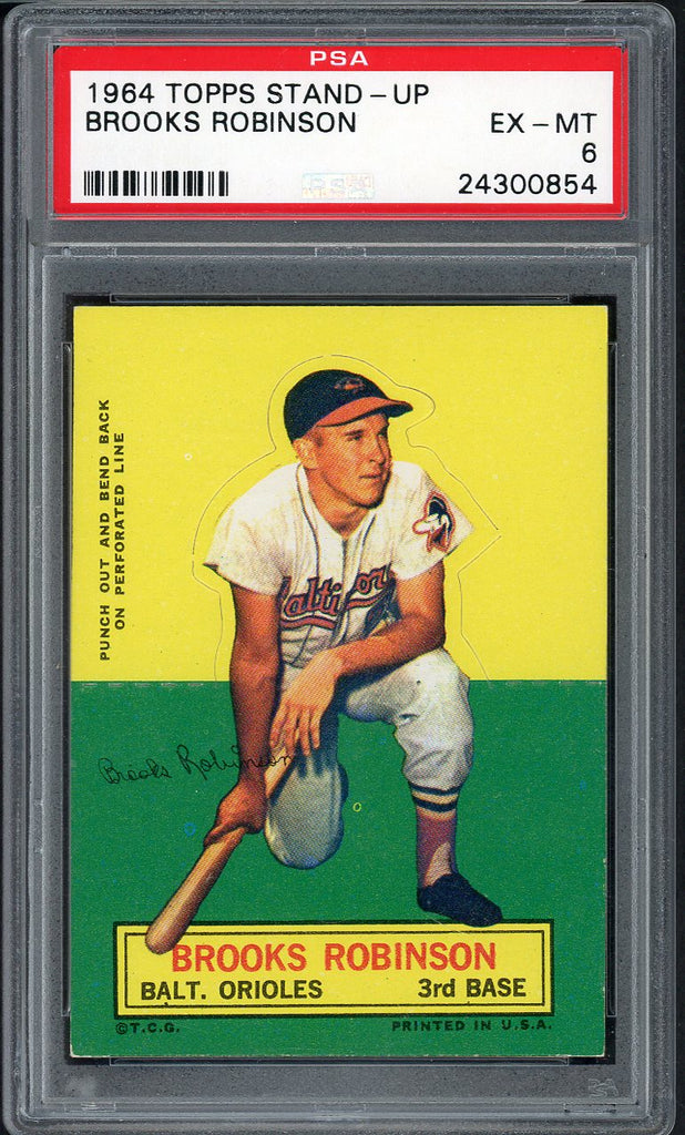 1964 Topps Baseball Stand Ups Brooks Robinson Orioles PSA 6 EX-MT 554779