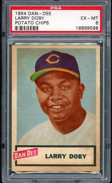 1954 Dan Dee Larry Doby Indians PSA 6 EX-MT 554794