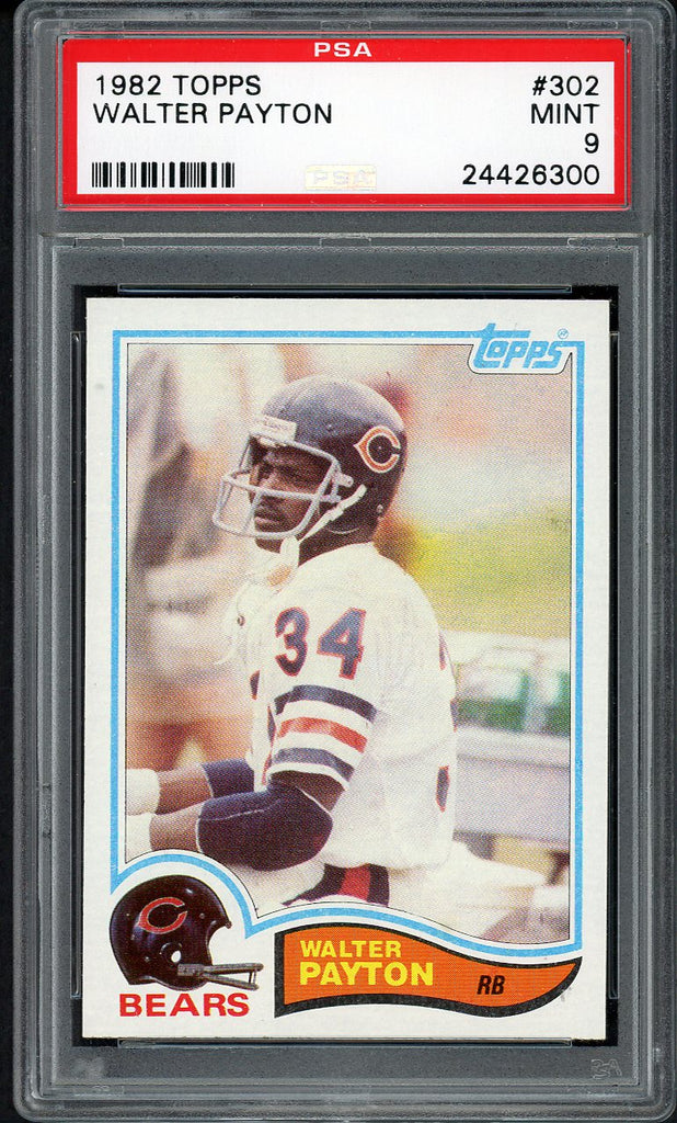 1982 Topps #302 Walter Payton Bears PSA 9 MINT 554799